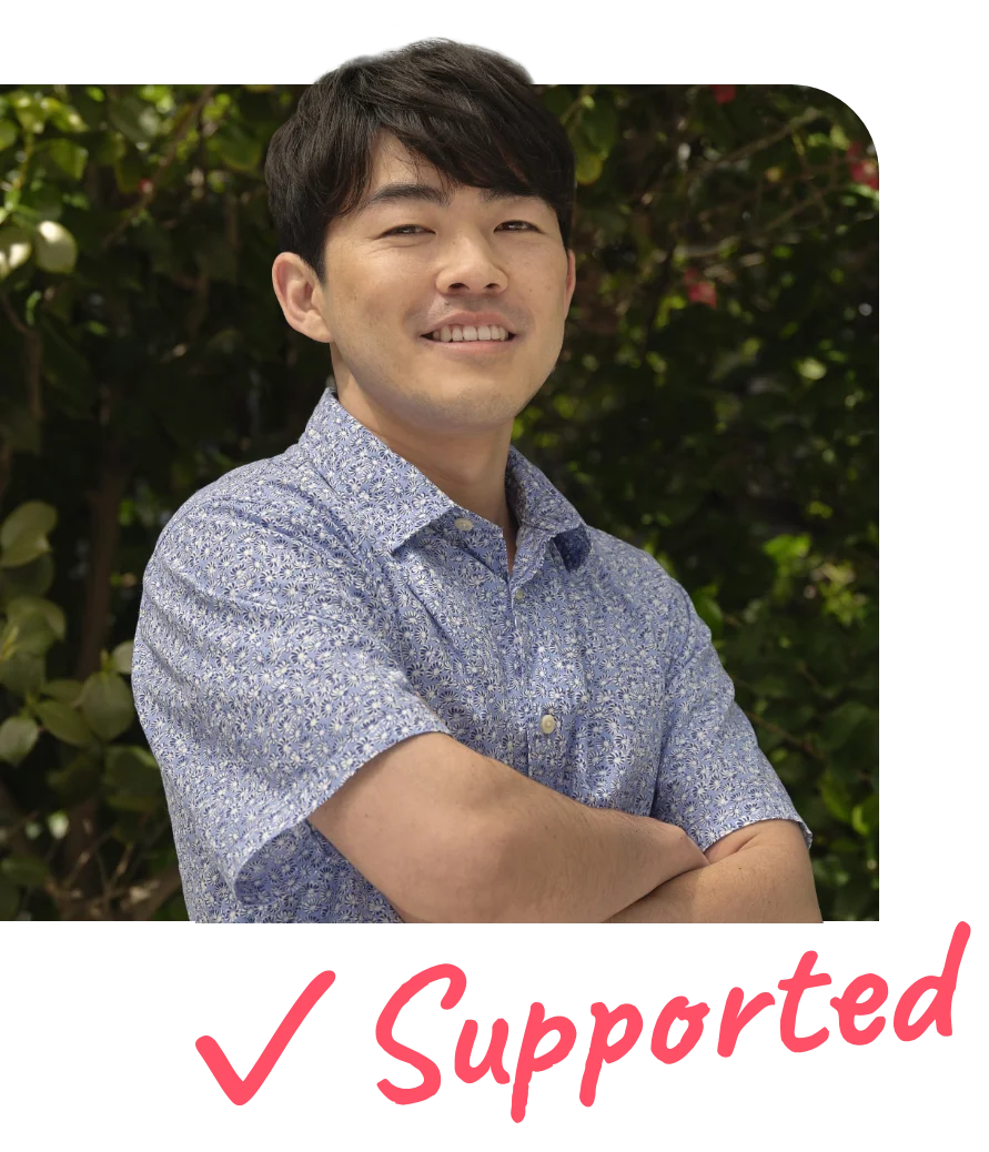 Background image for support